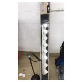 TOILER PAPER HOLDER & 48" CHROME BATH BAR