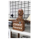 VNTG. TWIN WINTON POODLE COOKIE COUNTER JAR