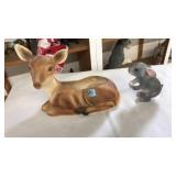 2 PC. CERAMIC FIGURINES