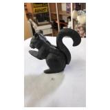 VNTG. CAST IRON SQUIRREL NUTCRACKER