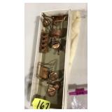 VNTG. MINI COPPER DOLLHOUSE ACCESSORIES