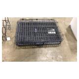 METAL FOLDING ANIMAL CRATE