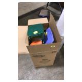 BOX OF TUPPERWARE