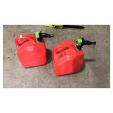(2) 5GAL GAS CANS