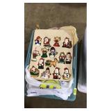 TOTE OF ASST. CHRISTMAS ORNAMENTS