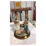 "THE WELL" BY A.BELACONI FIGURINE, MADE IN ITALY