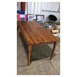 VNTG. WOOD FARM STYLE KITCHEN TABLE