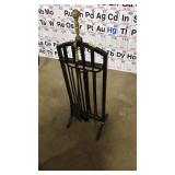 FIREPLACE TOOLS ON STAND