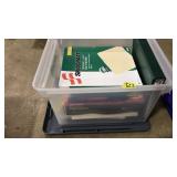 FILE ORGANIZED TOTE W/FILES