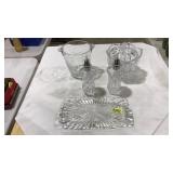 CLEAR PRESSSED GLASS GLASSWARE