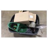 TOTE OF ASST. TOOLS & HARDWARE