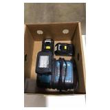 (3) MAKITA BATTERIES & CHARGER