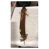 MACHETE MADE IN EL SALVADOR W/ LEATHER SHEATH