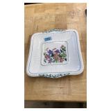GARDEN CLUB BY WEDGWOOD EDME SQUARE CAKE PLATE
