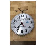 SEARS ROEBUCK & CRAFTSMAN SAW BLADE WALL CLOCK