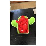 CATCUS CHIP & DIP SERVER W/ ASST PLUSH LOBSTERS