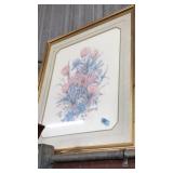 FRAMED FLORAL ART