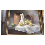 OIL ON BOARD STILL LIFE BY MARY STREAKER
