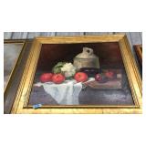 OIL ON BOARD STILL LIFE BY MARY STREAKER