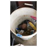 BUCKET OF ASST. HARDWARE & PLUMBING