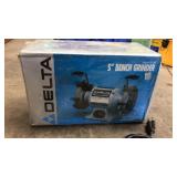 DELTA 5" BENCH GRINDER, NEW