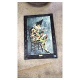 PIFARRE MID CENTURY JESTER PORTRAIT
