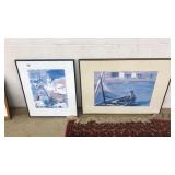 2 FRAMED GREEK ART
