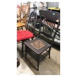 2 WOOD DINING CHAIRS