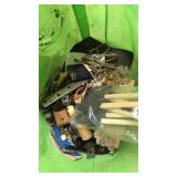 BAG OF ASST. ELECTRICAL AND PAINT SUPPLIES