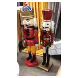 PAIR OF HAND PAINTED NUTCRACKERS