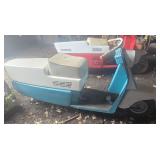 Blue Cushman Scooter