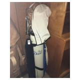 Golf Clubs & Merit Bag