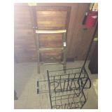Step Ladder and Metal Racks Step Ladder and Metal Racks