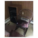 Wooden rocker and stereo Cabinet Wooden rocker and stereo Cabinet