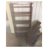 Wooden shelve and rack