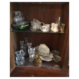 Hand painted china, candlesticks Hand painted china, candlesticks