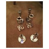 Brass candle stick holders