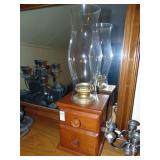 Candle holder with 2 drawer cabinet Candle holder with 2 drawer cabinet