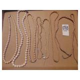 Pearl necklaces