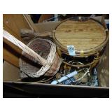 Wooden racks and baskets Wooden racks and baskets