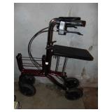 Humancare Foldable walker w/ seat