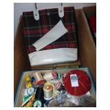 Sewing Kits and Knitting Bag