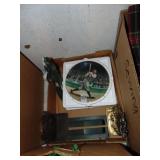 Delphi Babe Ruth Plate and Bookends Delphi Babe Ruth Plate and Bookends