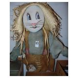 Easter Bunny Scare Crow Easter Bunny Scare Crow
