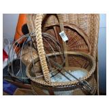 Wicker Baskets and Metal Baskets