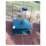 Metal Trough Style Bird Feeder