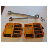 Craftsman wrenches and dewalt bits