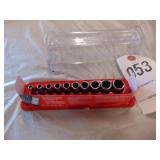 Snap On semi deep socket set