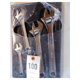 Snap On adjustable wrench set Snap On adjustable wrench set