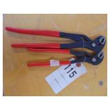 Interlocking channel pliers Interlocking channel pliers